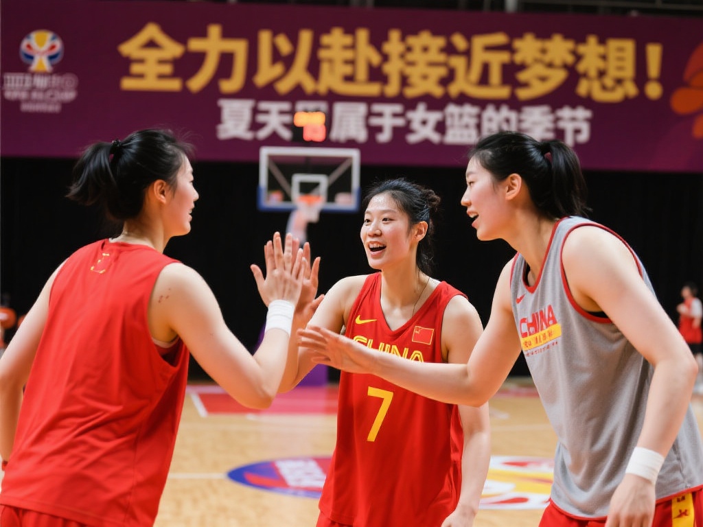 中国女篮亚洲杯集训图集曝光:夏日见证成长